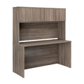 Sauder OfficeWorks Affirm 60" Desk & 60" Hutch, Hudson Elm Finish
