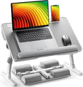HUANUO Lap Desk for Couch, Laptop Stand with Phone Holder, Laptop Bed Desk for Sofa, Computer Lap Tray