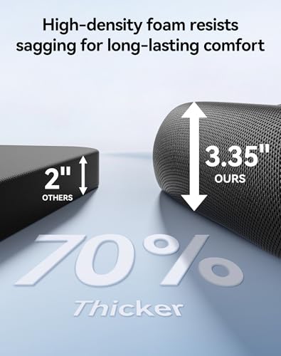 SIHOO M18 Ergonomic Office Chair, High Back Mesh Desk Chair with Adjustable Headrest & Lumbar Support, 330lbs Capacity Computer Chair with 2D Armrests & Wide Cushion, Tilt Lock, for Home Office-Black