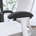 Office Chair Armrest Pads, 2 Pack Memory Foam Arm Rest Covers, Elbow Pillow Pressure Relief Arm Riser for Desk, Gaming Chair, Wheelchair Armrest Pads (Black)