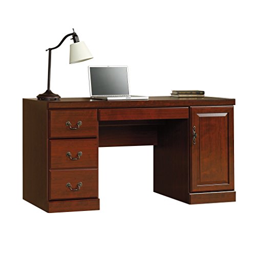 Sauder 404944 Heritage Hill Computer Credenza, Classic Cherry Finish, L: 59.13" x W: 20.47" x H: 30.16"