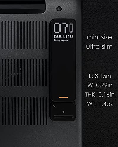 Aulumu G07 Pop Up Leg Stands Laptop, Super Portable Cooling Laptop Stand, Ergonomic Laptop Riser Lift for Desk for MacBook, All Laptops, Tablets, 8-20'', Black