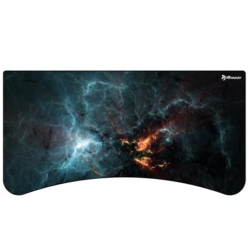 Arozzi Arena Gaming Desk Pad, Full Desk Mouse Pad for Arena Desk, Washable Desk Mat with Anti-Slip Rubber Base & Water-Resistant Surface, D012