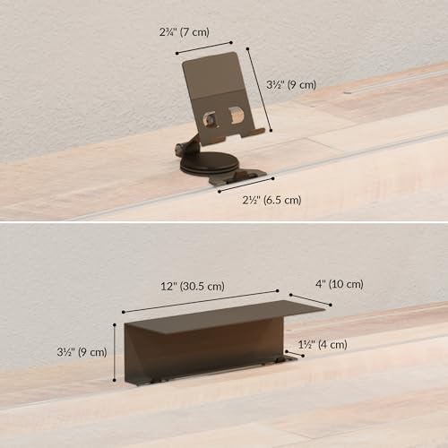 Vari ComfortEdge 60x30 Adjustable Electric Standing Desk with TechTrack - Sit Stand VariDesk with Memory Presets, Included Phone Stand & Shelf, 200 LB Capacity, Tool-Free Assembly (Reclaimed Wood)