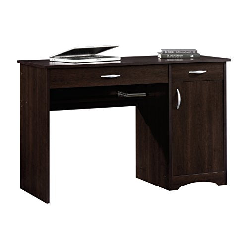 Sauder Beginnings Desk in Cinnamon Cherry finish