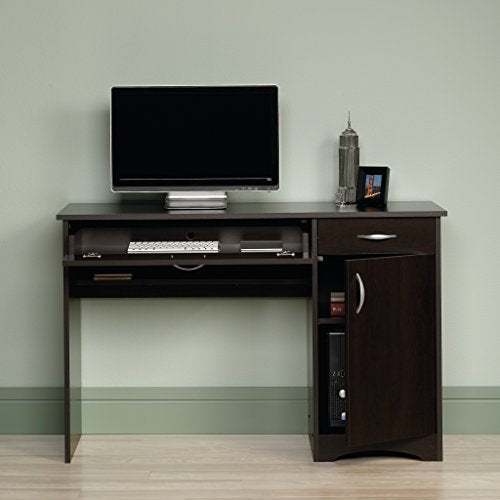 Sauder Beginnings Desk in Cinnamon Cherry finish