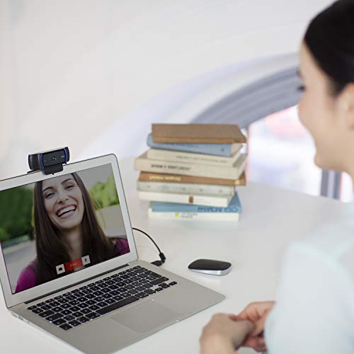 Logitech C920S HD Pro Webcam, Full HD 1080p/30fps Video Calling, Clear Stereo Audio, Light Correction, Privacy Shutter, Works with Skype, Zoom, FaceTime, Hangouts, PC/Mac/Laptop/Tablet/Xbox