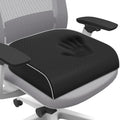 SweetSlubr Seat Cushion for Tailbone Pain Relief, Office Chair Cushion, Memory Foam Large Cushion with Non-Slip Cover for Soft Support at Office Chair, Car Seat, Airplane, Floor Pillow, Black/Large