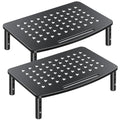 Zimilar 2 Pack Monitor Stands, 3 Height Adjustable Riser for Laptop, Printer, iMac, PC, Premium Metal Stand for 2 Monitors