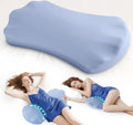 Fledano Lumbar Pillow for Sleeping, Lumbar Support Pillow for Bed for Back Pain Relief, Memory Foam Lower Back Pillow for Bed, Back Support Pillow for Side & Back Sleepers, Washable Cover