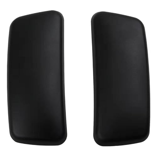 MingYi.office New Arm Pads Caps Replacement for Haworth Zody Office Chair 1 Pair Black/Gray (Black)