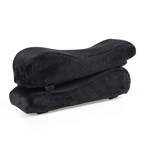 DiQiRenQin Office Chair Armrest Pads,1 Pair Ergonomic Armrest Pads, Memory Foam Elbow Support Cushions for Computer, Gaming and Desk Chairs