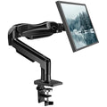 HUANUO FlowLift™ Single Monitor Mount, 13 to 32 Inch Monitor Arm, Adjustable Monitor Stand, Vesa Mount with Clamp and Grommet Base - Fits 4.4 to 19.8lbs LCD Computer Monitors