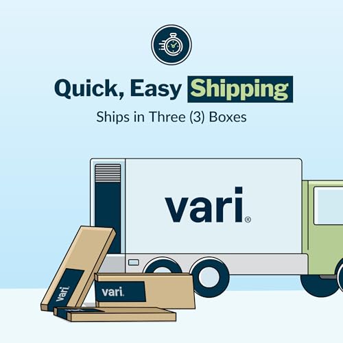 Vari ComfortEdge 80x80 L-Shape Electric Standing Desk – Height Adjustable Sit-Stand VariDesk for Corner Office with Reversible Left/Right Design + Black Top/Slate Legs (Ships in 4 Boxes)