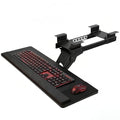 Ergonomic Keyboard Tray Under Desk，Large Size Keypad Tray Holder， 360° Adjustable Slide Out Keyboard Tray Under Desk with Mouse Pad & Wrist Rest， Suitable for Office/Game/Home