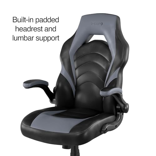 STAPLES Emerge Vortex Gaming Chair, Ergonomic, Adjustable Height, Swivel, Black