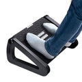 ZLMHYYM Foot Rest for Under Desk at Work - Six Heights Adjustable Under Desk Footrest - Ergonomic Foot Stools for Under Office Desks - Desks Foot Rest with Massage Rollers - Leg Rest for Chair (Black)