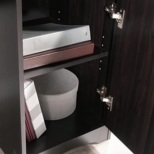Sauder Beginnings Desk in Cinnamon Cherry finish