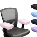 SPRING SEAON Office Chair Arm Covers Soft Memory Foam Arm Rest Pads Short Plush Gaming Chair Armrest Cushion Provide Cushioning for Elbows and Forearms 2 Pack Chair Covers for Arms (Pink)