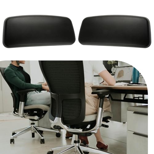 BROODAY New Arm Pads Caps Replacement for Haworth Zody Office Chair Black 1 Pair