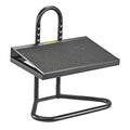 Safco Task Master Adjustable Footrest, 9 Position Textured Platform, Tubular Steel, for Home, Office & Classroom, Black