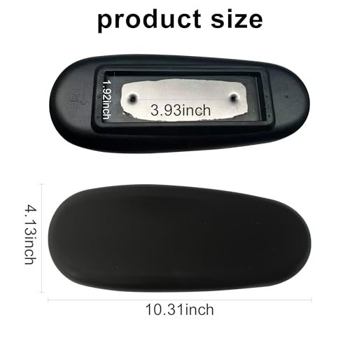 Office Chair Armrest Pads Replacement,Suitable for Most Gaming Chairs,2 Pack PU Arm Rest Cushion Covers, 10.31" x 4.13" Universal Ergonomic Armrest Cushion for Office Desk Chair Gaming Chair