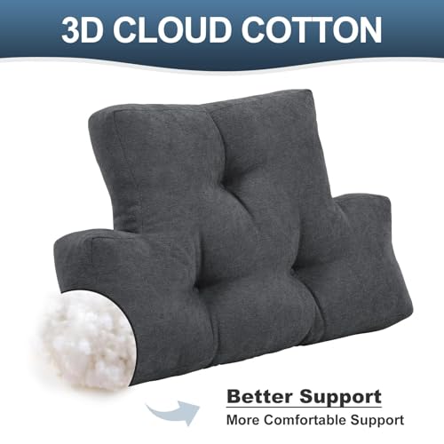 TANYOO Back Pillow for Recliner Lumbar Support Pillow Soft and Fluffy Back Support Cushion Thick Lumbar Cushion for Chairs, Recliners,Sofa, Couch and Bed for Pain Relief