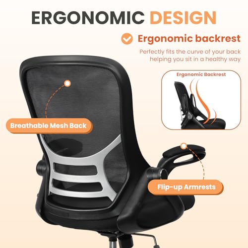 HYLONE Drafting Chair Adjustable, Tall Office Chair Lumbar Support Ergonomic Standing Desk Chair Heavy Duty Tall Drafting Stool for Artists with Footrest Home Office Drafting Stool