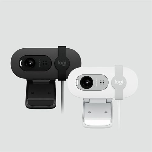 Logitech 960001580 Brio 100 1080p Full HD Webcam (Graphite) (Renewed)