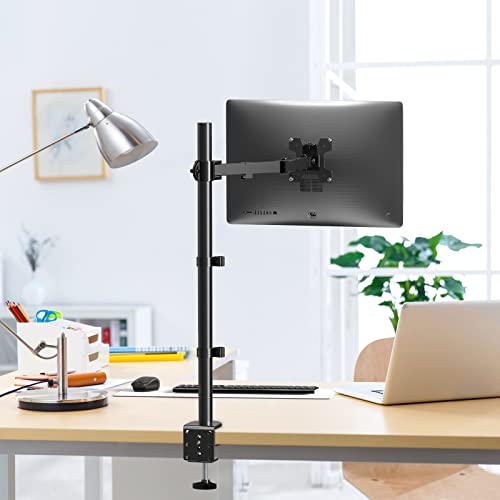 WALI Bundle – 2 Items: Monitor Arm Mount for Desk and C-Clamp Base (M001XL+ C-CLAMP)