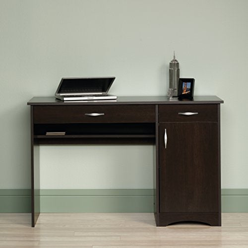 Sauder Beginnings Desk in Cinnamon Cherry finish