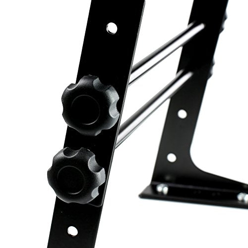 RockJam Portable DJ Laptop Stand with Adjustable Height, Anti-Slip Design, Works For Laptops, Controllers & CD Players