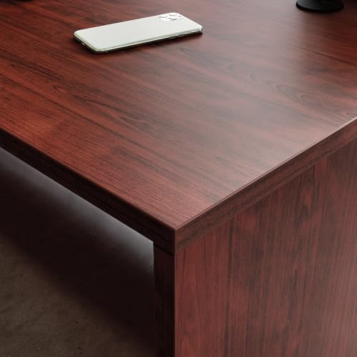 OfficeWorks by Sauder Affirm 60'' Desk Shell, L: 59.06'' x W: 29.53'' x H: 29.29'', Classic Cherry