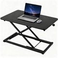 Rxrpexjke Height Adjustable Standing Desk Converter,Keyboard Riser for Stand Up Desk,Computer Keyboard Stand for Desktop,Portable Workstation Table for Home Office Black 23.6 Inch