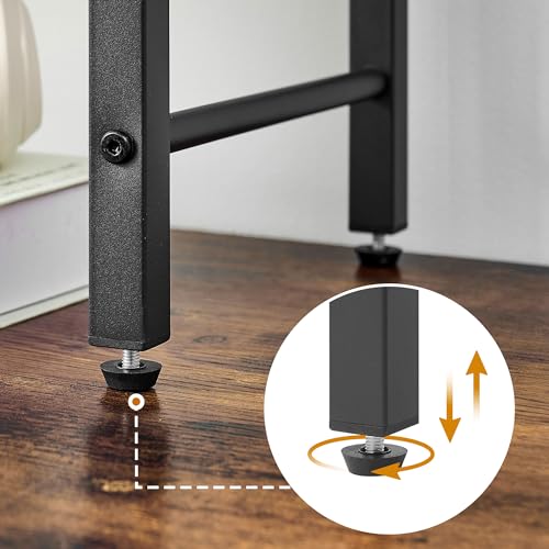 Gewudraw Printer Stand-Desktop Shelf Storage Organizer for Printers,Small End Table, Book Shelf and Wooden Desk Shelf for Home Office