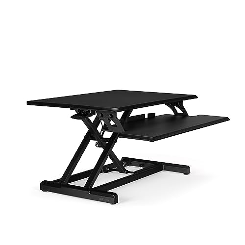 UPLIFT DESK - Lady Bird Standing Desk Converter (Black)
