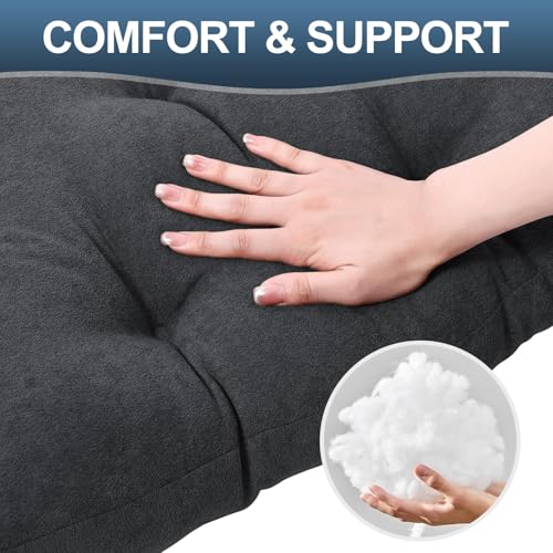 TANYOO Back Pillow for Recliner Lumbar Support Pillow Soft and Fluffy Back Support Cushion Thick Lumbar Cushion for Chairs, Recliners,Sofa, Couch and Bed for Pain Relief