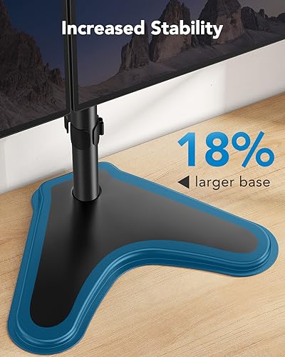 HUANUO Dual Monitor Stand for 13 to 35 inch & 13-32 inch Dual Monitor Stand for Desk
