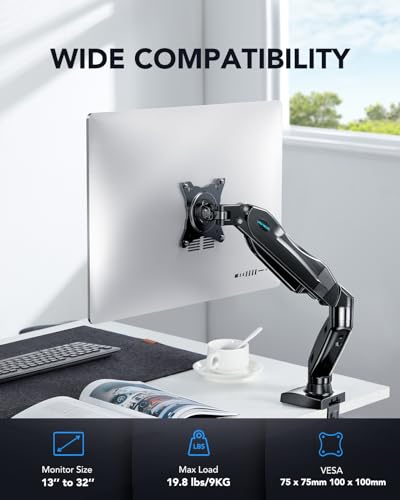 HUANUO Single Monitor Mount 32 & 35 Inch