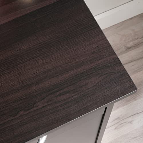 Sauder Beginnings Desk in Cinnamon Cherry finish
