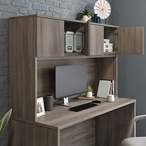 OfficeWorks by Sauder Affirm 60" X 36" Hutch, Hudson Elm Finish