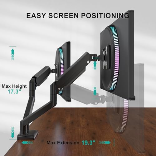 WALI Bundles- Dual Monitor Stand and Desk File Organizer, 4 Tier Desktop Paper Letter Tray Organizer with Drawer and 2 Pen Holders (GSMP002N+DO005DH-B)