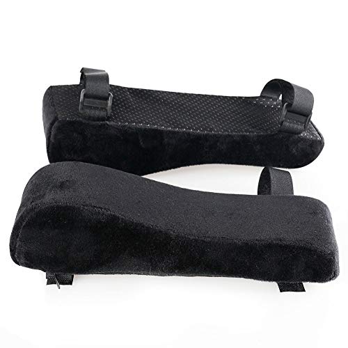 DiQiRenQin Office Chair Armrest Pads,1 Pair Ergonomic Armrest Pads, Memory Foam Elbow Support Cushions for Computer, Gaming and Desk Chairs