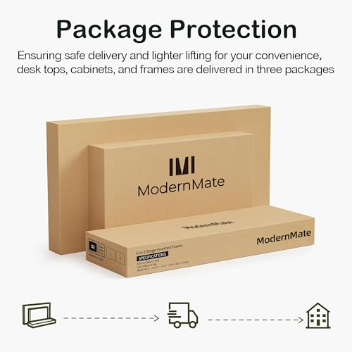 ModernMate 71" Electric Standing Executive Desk with Privacy Panel, Large One-Piece Height Adjustable Stand Up Desk, Power Outlet & Storage for Home Office, Black Walnut