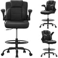 BOSMILLER Drafting Chair,Tall Office Chair for Standing Desk with Adjustable Height,Counter Computer Chairs with Footrest for Home,Drawing or Counter Height Use