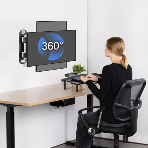 Suptek TV Wall Mount Swivel Tilt Rotation Full Motion Adjustable Articulating for Most 15-32 inch LED, LCD Monitor Wall Mount VESA 75,100 (MA2720)