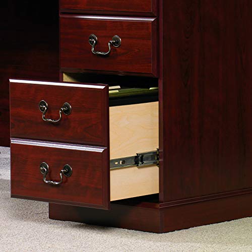 Sauder 109843 Heritage Hill Executive Desk, Classic Cherry Finish