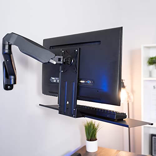 VIVO Computer Keyboard and Mouse Platform Tray VESA Mount Attachment 25.5 x 8 inch Surface (MOUNT-KB03)