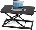 Rxrpexjke Height Adjustable Standing Desk Converter,Keyboard Riser for Stand Up Desk Riser,Computer Keyboard Stand for Desktop,Computer Workstations Home Office Portable Table Black Size 23.6 Inch