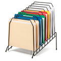 Officemate Large Incline 8 Compartment Wire Caddy, Black, 8.5 x 10.375 x 12.625 Inches